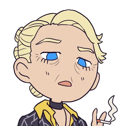 👨‍🦰 Стикер «Cute JoJo&;s» для Telegram