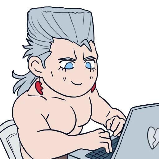 💻 Стикер «Cute JoJo&;s» для Telegram