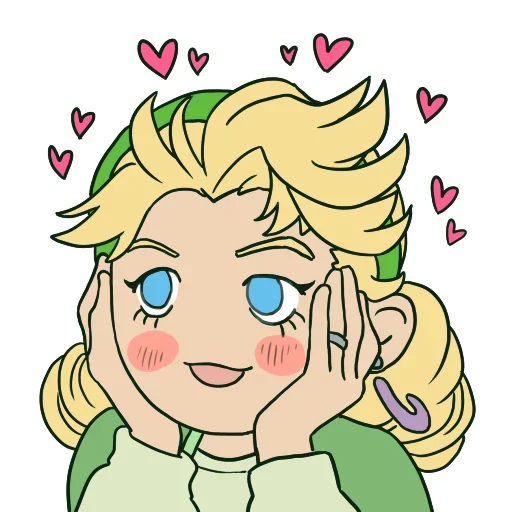 🥰 Стикер «Cute JoJo&;s» для Telegram