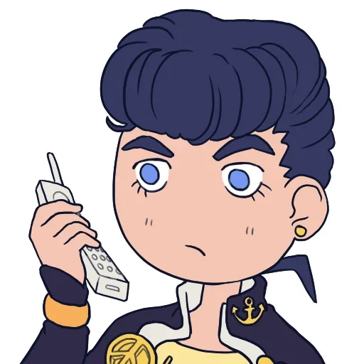 📞 Стикер «Cute JoJo&;s» для Telegram