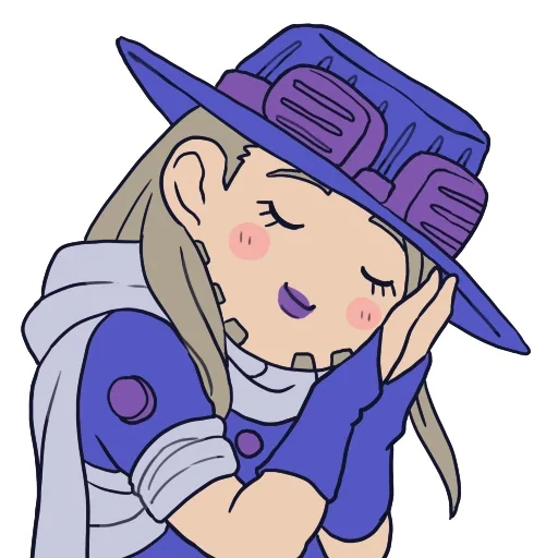 😴 Стикер «Cute JoJo&;s» для Telegram