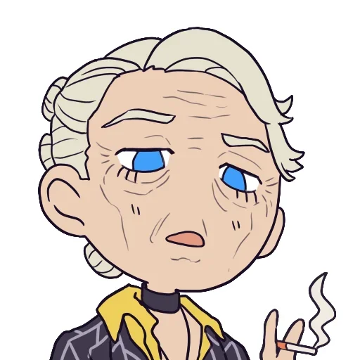 👴 Стикер «Cute JoJo&;s» для Telegram