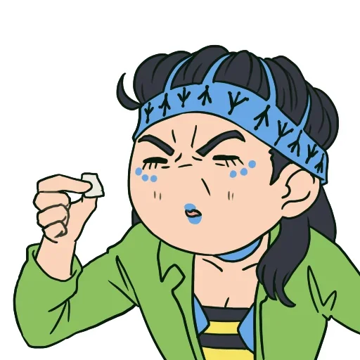 👀 Стикер «Cute JoJo&;s» для Telegram