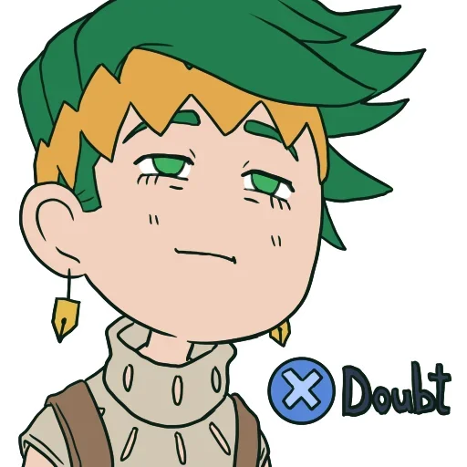 🤨 Стикер «Cute JoJo&;s» для Telegram