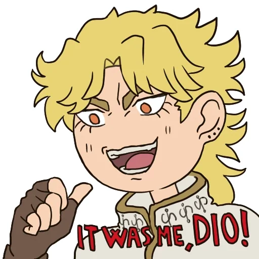 😈 Стикер «Cute JoJo&;s» для Telegram