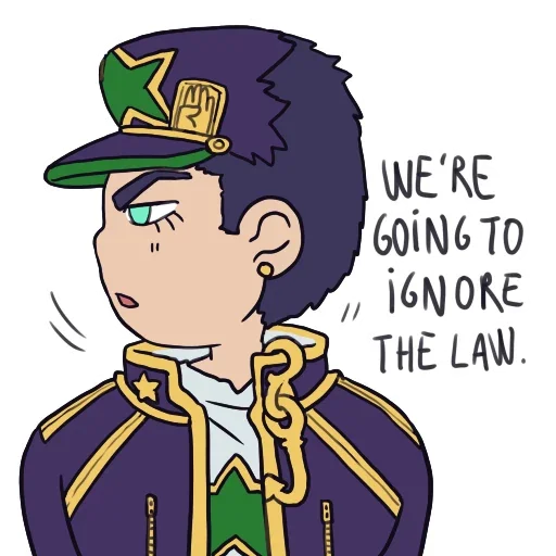 👎 Стикер «Cute JoJo&;s» для Telegram