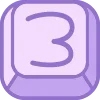 Стикер 9 cute keyboard 2 of 9