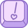 Стикер 38 cute keyboard 2 of 9
