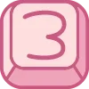 Стикер 9 Cute Keyboard 3