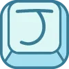 Стикер 45 Cute Keyboard 4