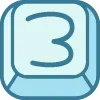 Стикер 9 Cute Keyboard 4