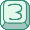 Стикер 9 Cute Keyboard 6