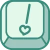 Стикер 38 Cute Keyboard 6