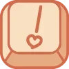Стикер 38 Cute Keyboard 7