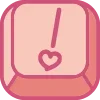 Стикер 38 Cute Keyboard 8
