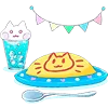 🥧 Эмодзи «Cute Kitten Anime» для Telegram