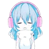 🎧 Эмодзи «Cute Kitten Anime» для Telegram