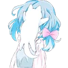 🫥 Эмодзи «Cute Kitten Anime» для Telegram