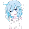🫠 Эмодзи «Cute Kitten Anime» для Telegram