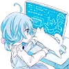 🖥 Эмодзи «Cute Kitten Anime» для Telegram