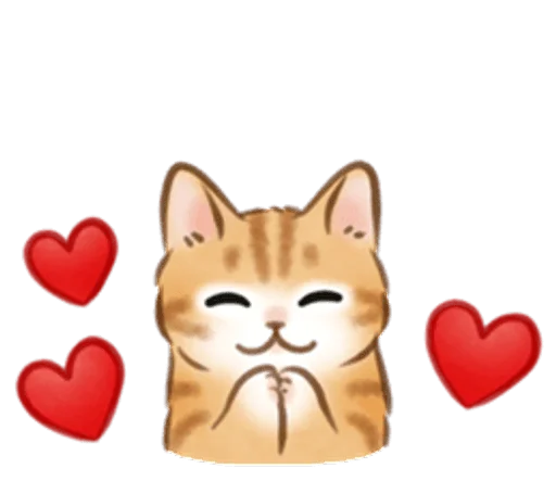 🐱 Стикер «cute kitties» для Telegram