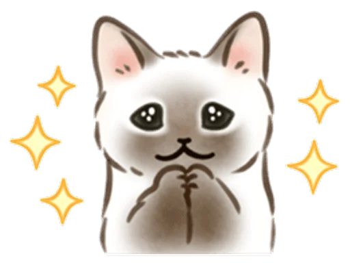 🐱 Стикер «cute kitties» для Telegram