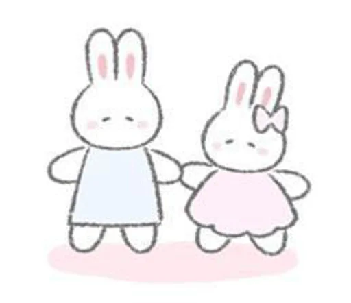 🤍 Стикер «Cute Милые» для Telegram