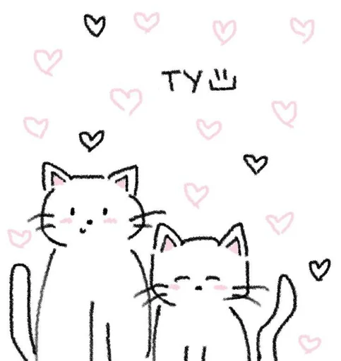 ❤️ Стикер «Cute Милые» для Telegram