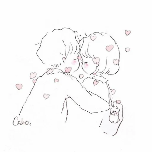 ❤️ Стикер «Cute Милые» для Telegram
