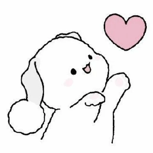 ❤️ Стикер «Cute Милые» для Telegram