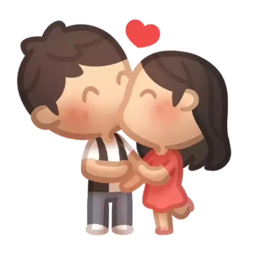 👩‍❤️‍👨 Стикер «CUTE LOVE» для Telegram