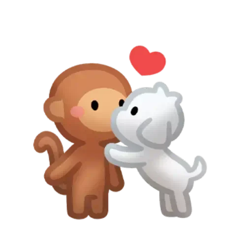 🐶 Стикер «CUTE LOVE» для Telegram