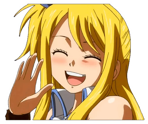 Стикерпак Lucy Heartfilia для Telegram