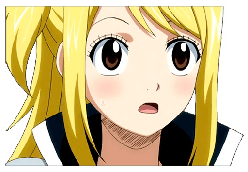 😳 Стикер «Lucy Heartfilia» для Telegram
