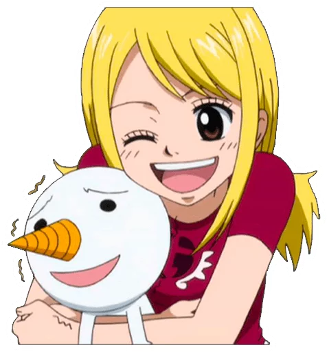 😍 Стикер «Lucy Heartfilia» для Telegram