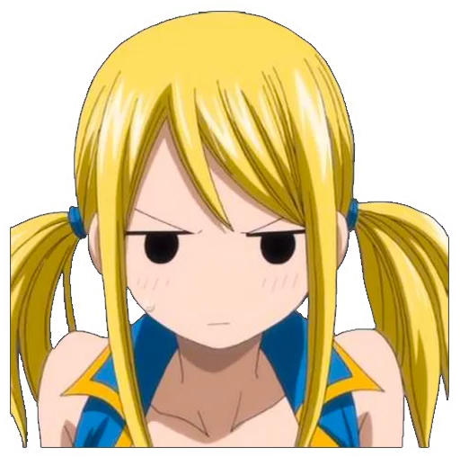 😑 Стикер «Lucy Heartfilia» для Telegram