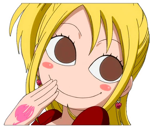 😂 Стикер «Lucy Heartfilia» для Telegram
