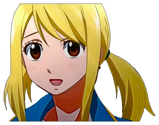 😰 Стикер «Lucy Heartfilia» для Telegram