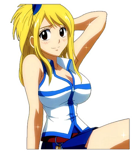 😚 Стикер «Lucy Heartfilia» для Telegram