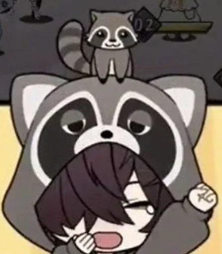 🦝 Стикер «Эдогава Рампо» для Telegram