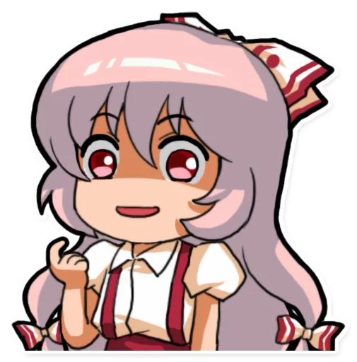 🤒 Стикер «Cute Mokou» для Telegram