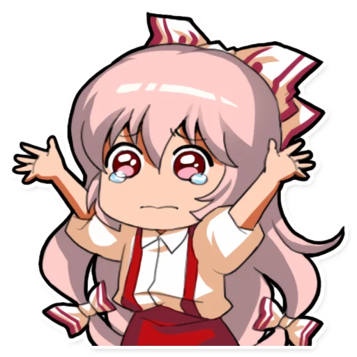 😥 Стикер «Cute Mokou» для Telegram