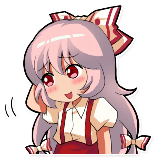 ☺️ Стикер «Cute Mokou» для Telegram