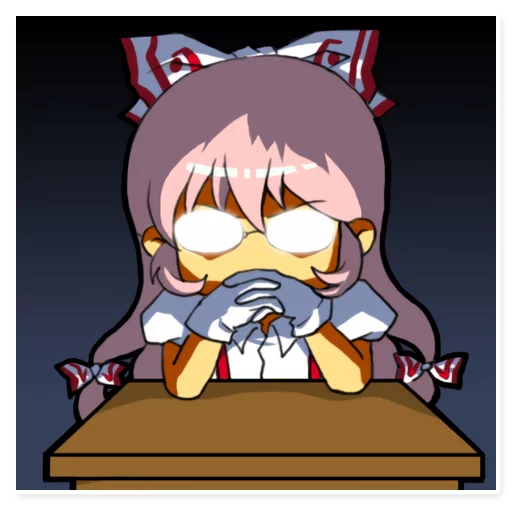 👤 Стикер «Cute Mokou» для Telegram