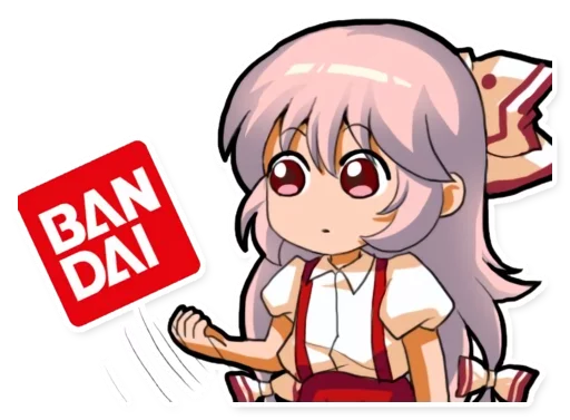 😇 Стикер «Cute Mokou» для Telegram