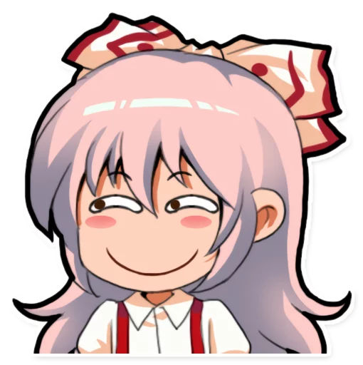 😏 Стикер «Cute Mokou» для Telegram