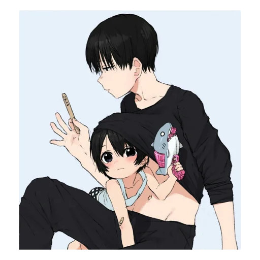 🔫 Стикер «Cute anime love» для Telegram