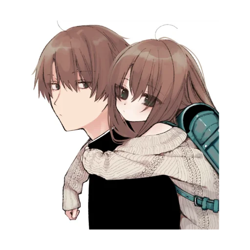 🧸 Стикер «Cute anime love» для Telegram