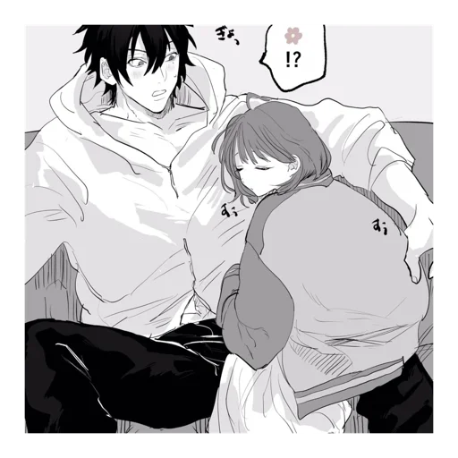😅 Стикер «Cute anime love» для Telegram