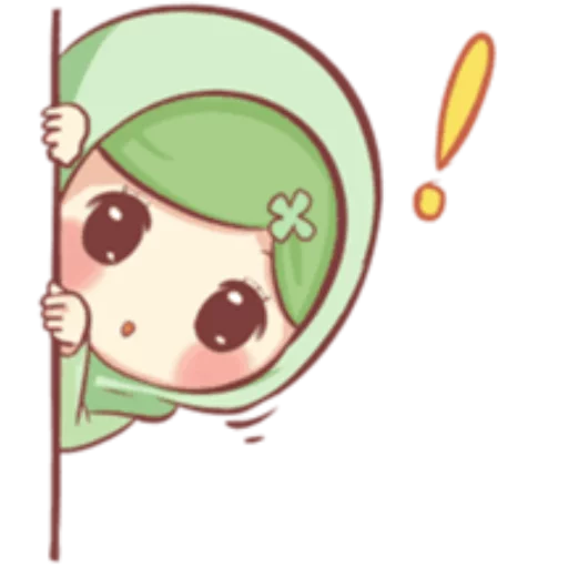 🙄 Стикер «Cute Muslim Girl» для Telegram